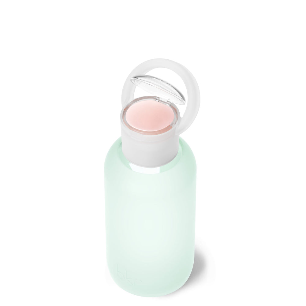 bkr Kiss Kit: Lip Balm + Glass Water Bottle Set: 16oz HAVEN - LITTLE KISS KIT 500ML (16OZ)