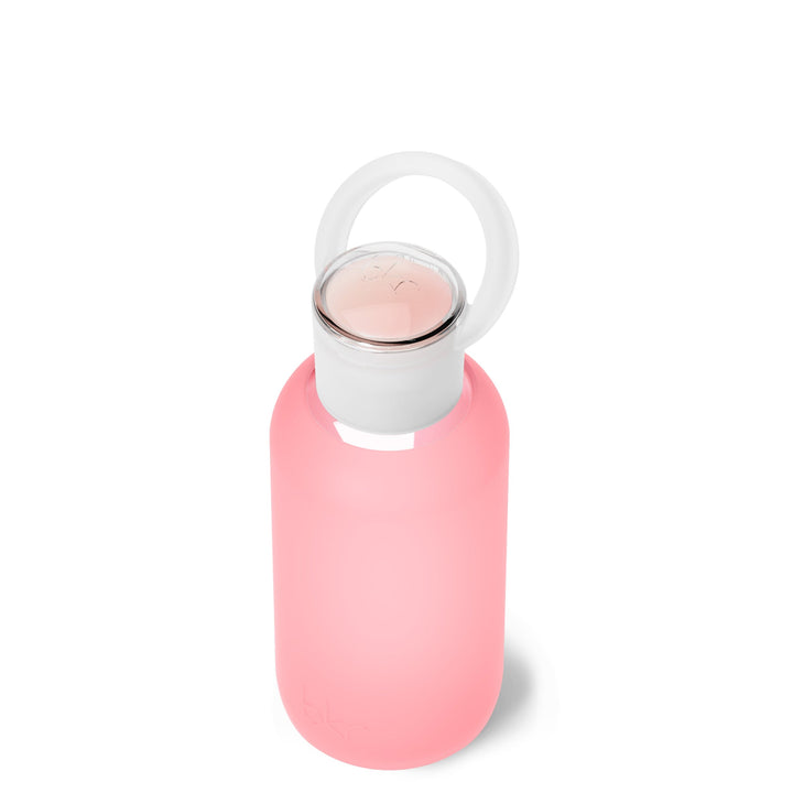 bkr Kiss Kit: Lip Balm + Glass Water Bottle Set: 16oz ROSE - LITTLE KISS KIT 500ML (16OZ)