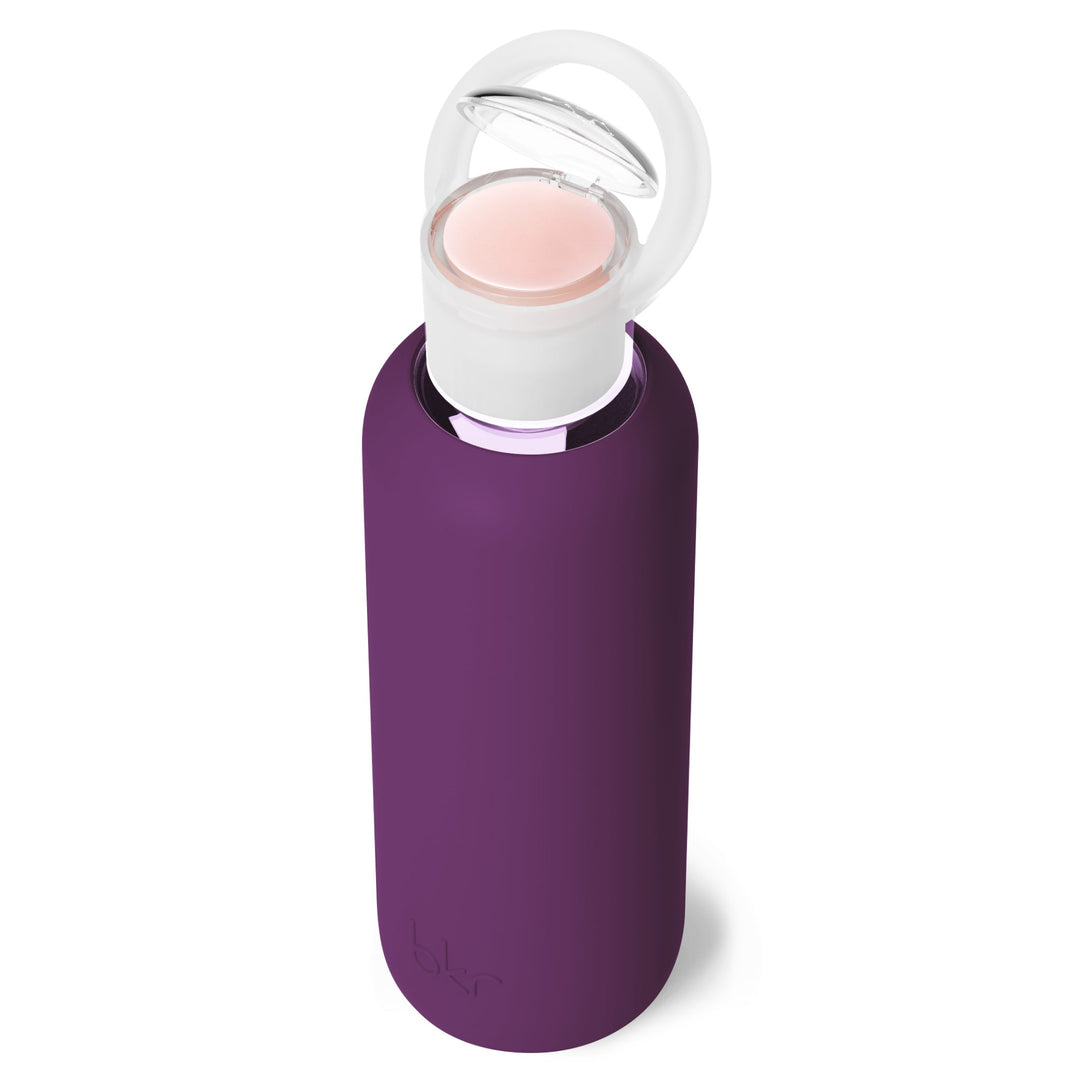 bkr Kiss Kit: Lip Balm + Glass Water Bottle Set: 32oz ERIS - DEMI BOTTLE KISS KIT 650mL (22 OZ)