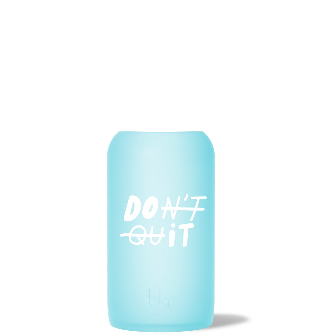 bkr Silicone Sleeve: Glass Water Bottle: 32oz ÉTOILE "DON'T QUIT" BIG SLEEVE