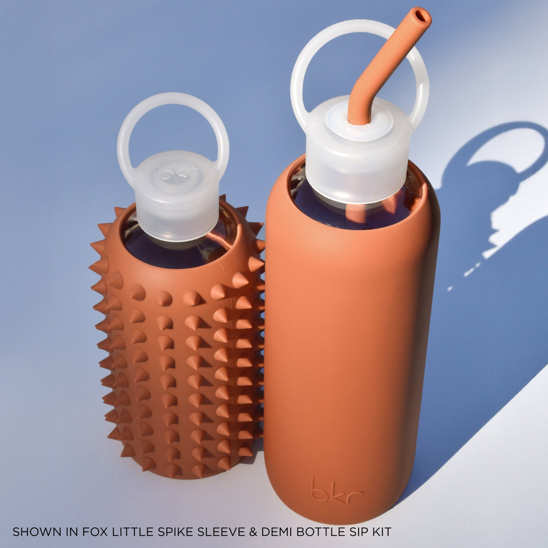 bkr Silicone Sleeve: Glass Water Bottle: 32oz FOX BIG SLEEVE