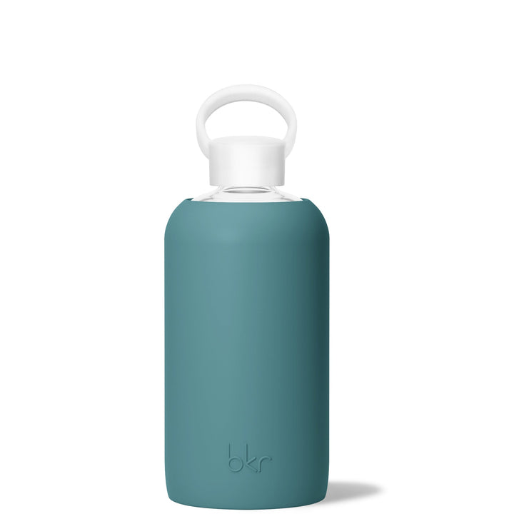 bkr Silicone Sleeve: Glass Water Bottle: 32oz JUNIPER BIG SLEEVE