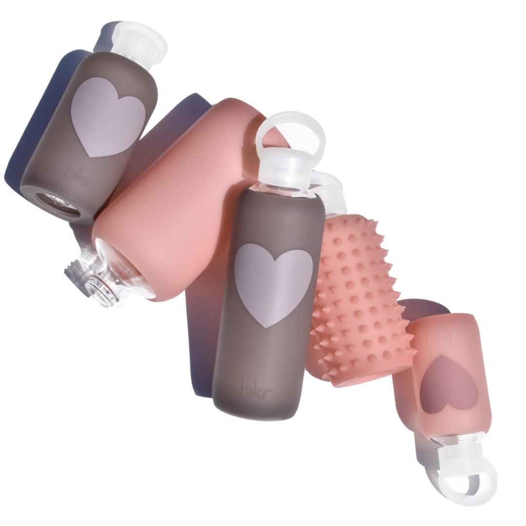 bkr Silicone Sleeve: Glass Water Bottle: 32oz MARGAUX BIG SLEEVE