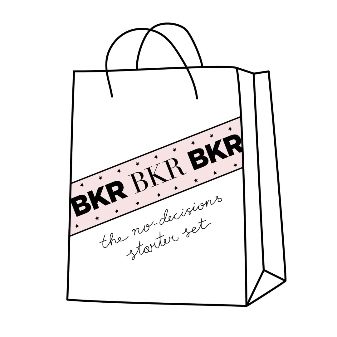 bkr THE NO-DECISIONS STARTER SET