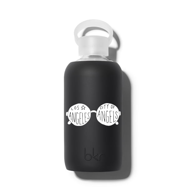 bkr Glass Water Bottle: 16oz JET LA SUNGLASSES LITTLE BOTTLE 500ML (16OZ)