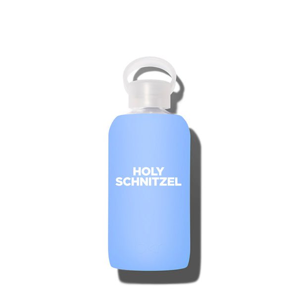 bkr Glass Water Bottle: 16oz LEO HOLY SCHNITZEL 500mL (16 OZ)
