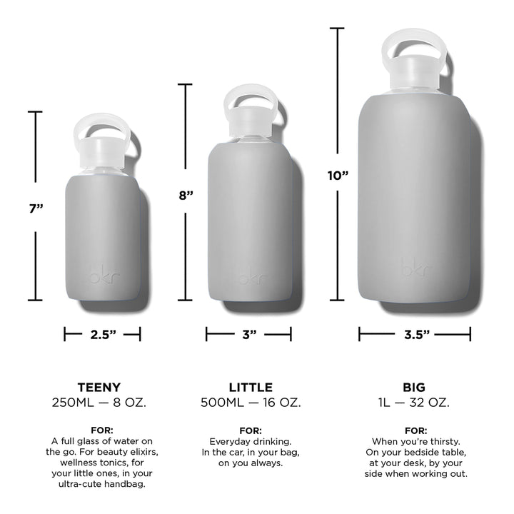 bkr Glass Water Bottle: 16oz LONDON 500mL (16 OZ)