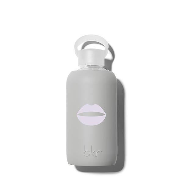 bkr Glass Water Bottle: 16oz LONDON LAVENDER LIP 500 ML