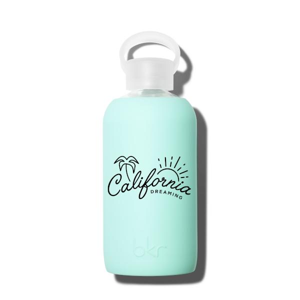 bkr Glass Water Bottle: 16oz PEPPER CALIFORNIA DREAMING 500 ML