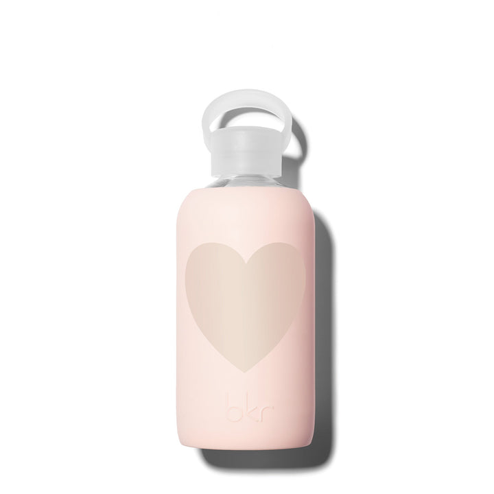 bkr Glass Water Bottle: 16oz TUTU LOVE HEART 500mL (16 OZ)