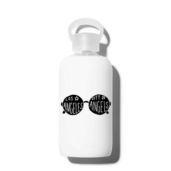 bkr Glass Water Bottle: 16oz WINTER LOS ANGELES SUNGLASSES 500 ML