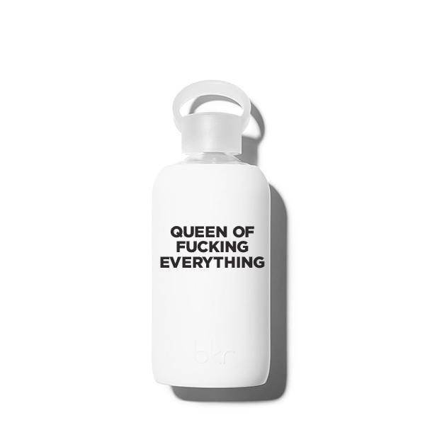 bkr Glass Water Bottle: 16oz WINTER QUEEN 500mL (16 OZ)