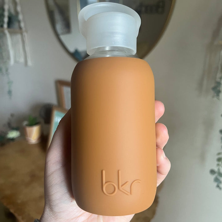bkr Glass Water Bottle: 32oz HONEY 1L (32 OZ)