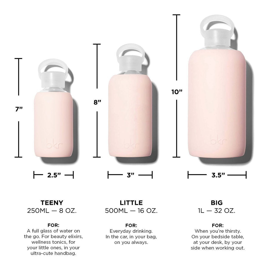 TUTU BIG BOTTLE 1L (32OZ) - Glass Water Bottle: 32oz | bkr