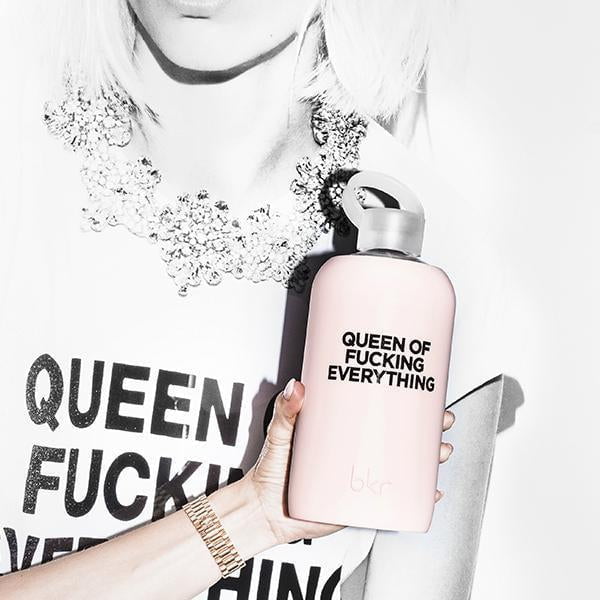 bkr Glass Water Bottle: 32oz TUTU QUEEN 1L