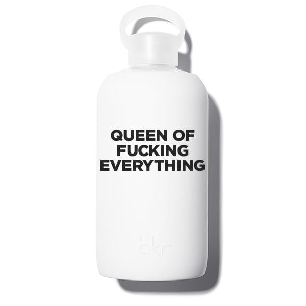 bkr Glass Water Bottle: 32oz WINTER QUEEN 1L (32 OZ)