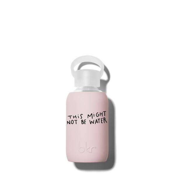 bkr Glass Water Bottle: 8oz LULU MAYBE NOT WATER 250 ML