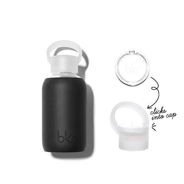 bkr Keep Kit: Compact + Glass Water Bottle: 8oz JET KEEP KIT 250ML (8 OZ)