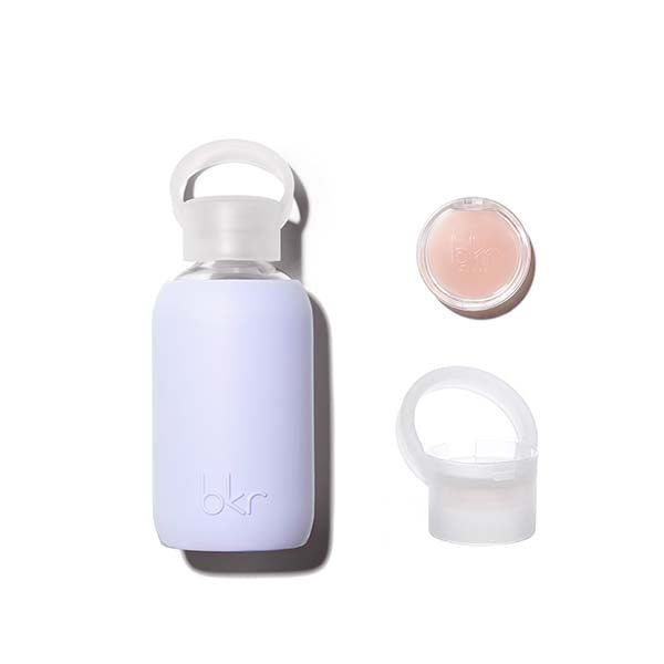 bkr Kiss Kit: Lip Balm + Glass Water Bottle: 8oz TEENY DREAM KISS KIT - ORIGINAL