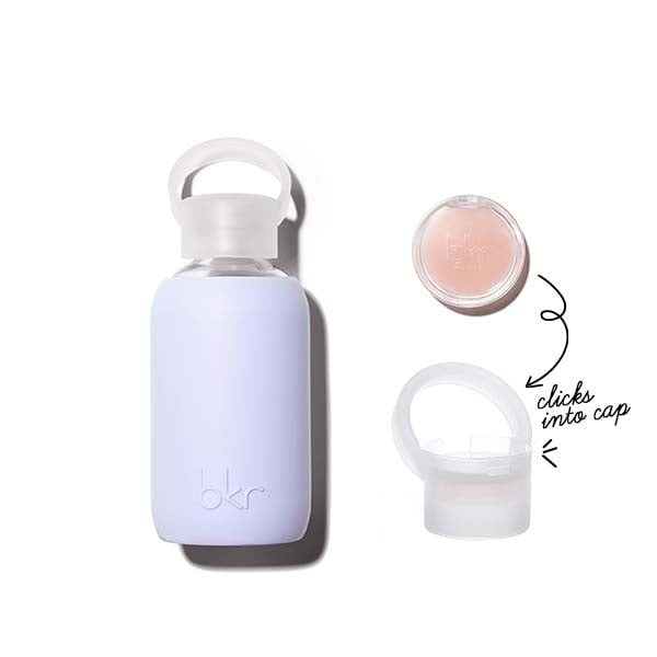 bkr Kiss Kit: Lip Balm + Glass Water Bottle: 8oz TEENY DREAM KISS KIT - ORIGINAL