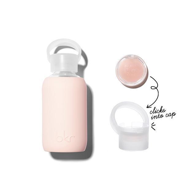bkr Kiss Kit: Lip Balm + Glass Water Bottle: 8oz TUTU KISS KIT 250ML (8 OZ)