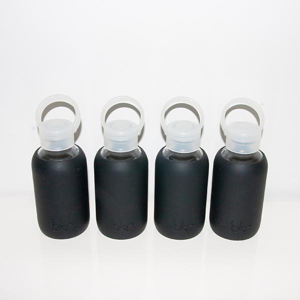 bkr Kiss Kit: Lip Balm + Glass Water Bottle Set: 8oz THE TEENY JET GROOMSMEN SET