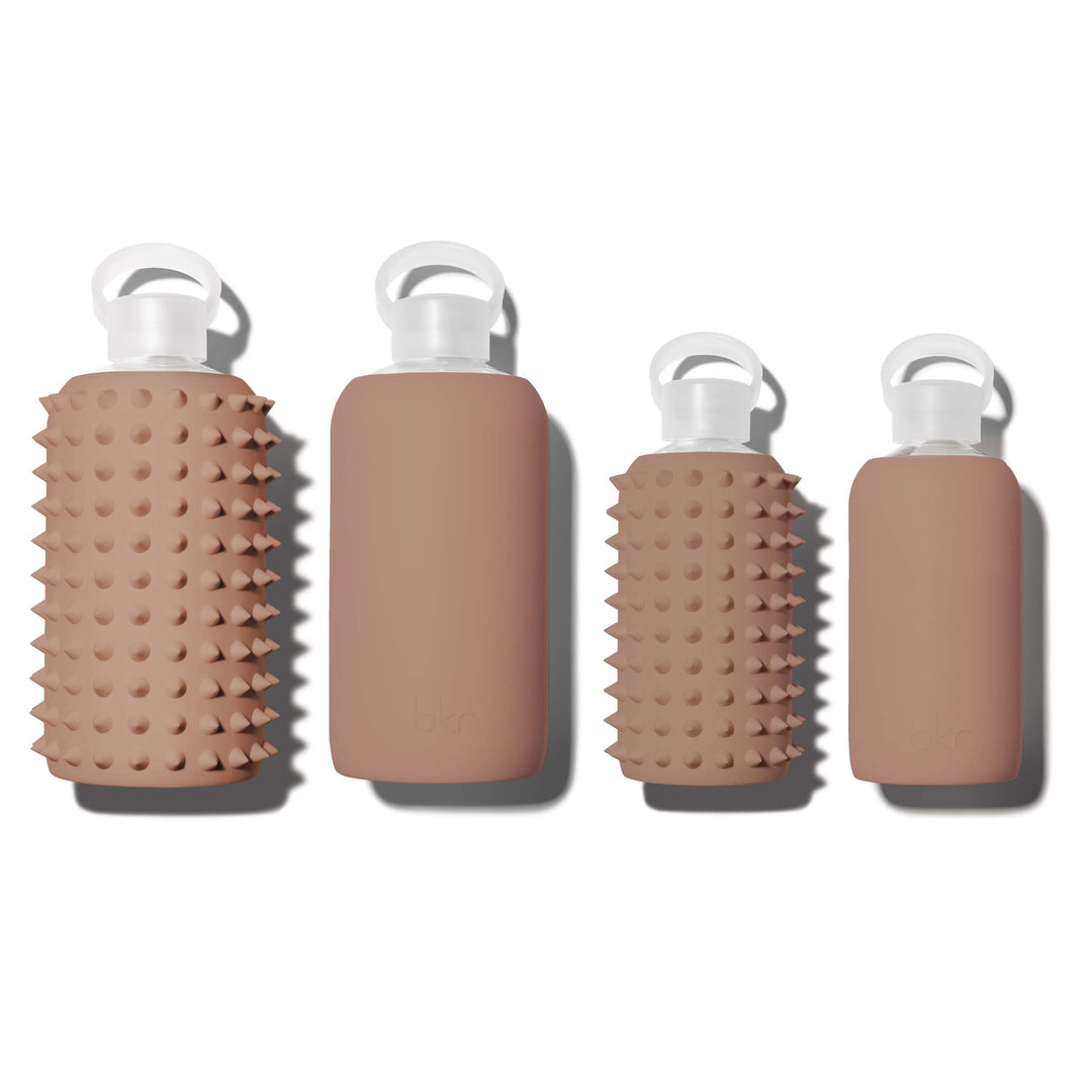 bkr Silicone Sleeve: Glass Water Bottle: 16oz CLOVE 1L (32 OZ) - SLEEVE ONLY