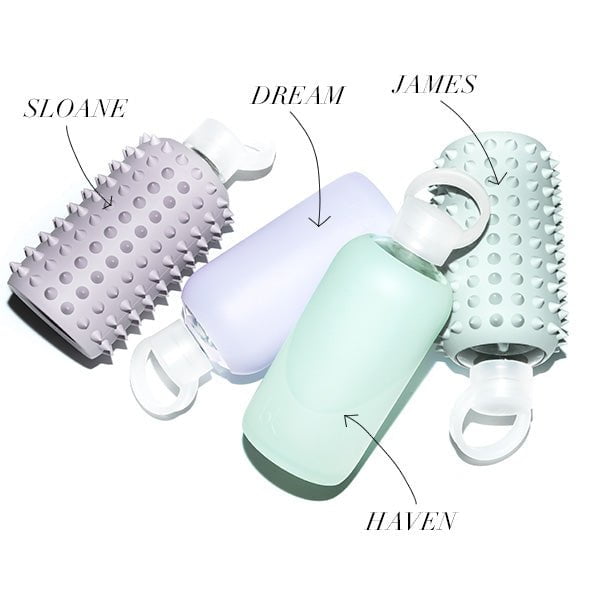 bkr Silicone Sleeve: Glass Water Bottle: 16oz JAMES 1L - SLEEVE ONLY