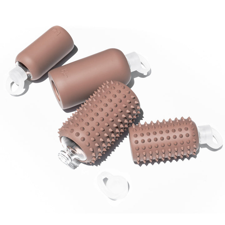bkr Silicone Sleeve: Glass Water Bottle: 16oz SPIKED CLOVE 1L (32 OZ) - SLEEVE ONLY