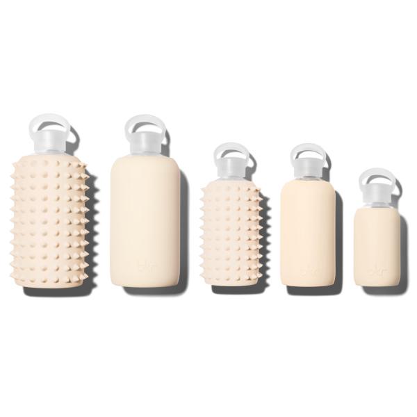 bkr Silicone Sleeve: Glass Water Bottle: 16oz SPIKED PUFF 1L (32 OZ) - SLEEVE ONLY