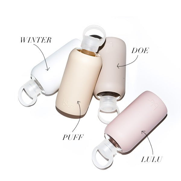 bkr Silicone Sleeve: Glass Water Bottle: 16oz SPIKED PUFF 1L (32 OZ) - SLEEVE ONLY