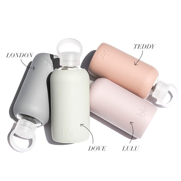 bkr Silicone Sleeve: Glass Water Bottle: 32oz SPIKED DOVE 1L (32 OZ) -  SLEEVE ONLY